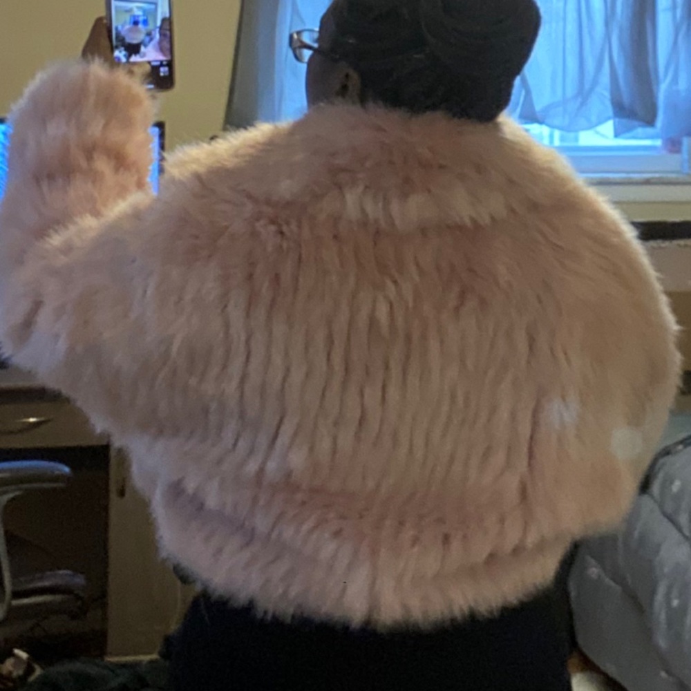 Faux fur coat